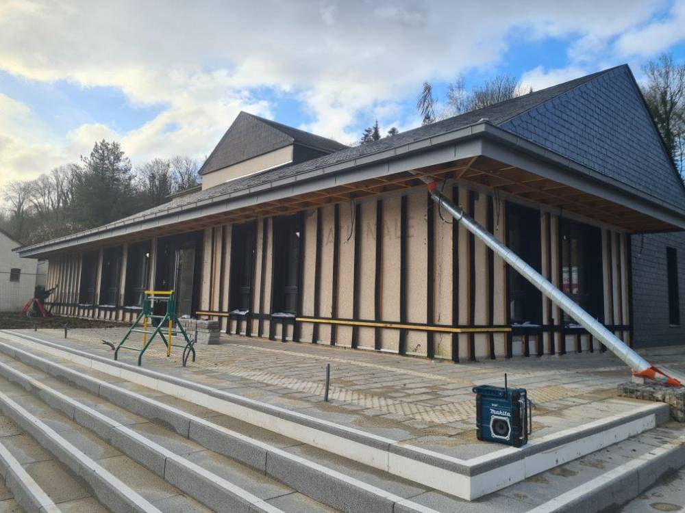 ossature avant bardage et cache moineaux